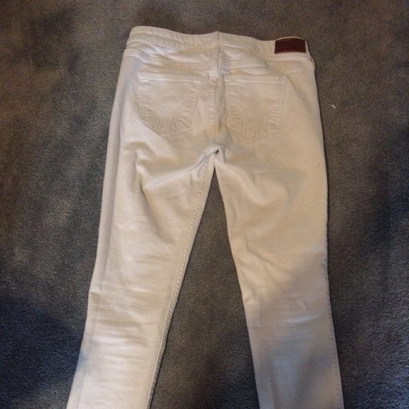 Hollister Low-rise Super Skinny White Jeans - Picture 4 of 4